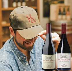 Father's Day Pinot Noir & Khaki Hat Gift Set