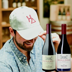 Father's Day Pinot Noir & White Hat Gift Set